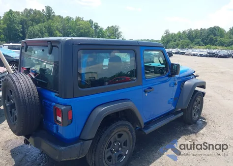 2022 Jeep Wrangler Sport 4X4 z USA, uszkodzony, nr VIN 1C4HJXAG4NW227250